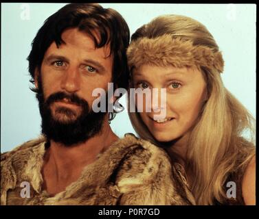 Titre original : CAVEMAN. Titre en anglais : CAVEMAN. Directeur de film : CARL GOTTLIEB. Année : 1981. Stars : Ringo Starr, SHELLEY LONG. Credit : United Artists / Album Banque D'Images