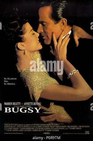 Titre original : bugsy. Titre en anglais : bugsy. Film Réalisateur : Barry Levinson. Année : 1991. Credit : TRI STAR PHOTOS / Album Banque D'Images