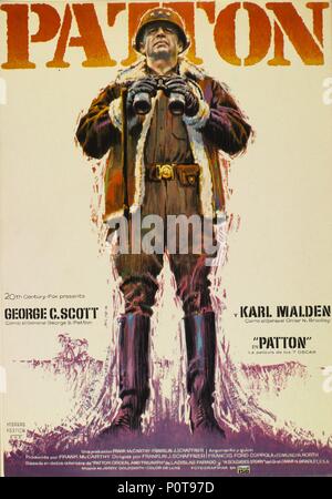 Titre original : Patton. Titre en anglais : Patton. Directeur de film : Franklin J. Schaffner. Année : 1970. Crédit : 20TH CENTURY FOX / Album Banque D'Images