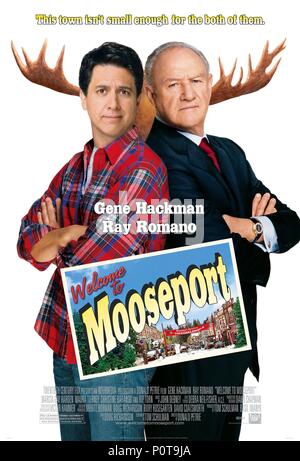 Titre original : WELCOME TO MOOSEPORT. Titre en anglais : WELCOME TO MOOSEPORT. Réalisateur : Donald Petrie. Année : 2004. Stars : Gene Hackman, RAY ROMANO. Crédit : 20TH CENTURY FOX / Album Banque D'Images