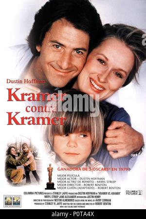 Titre original : KRAMER VS. KRAMER. Titre en anglais : KRAMER VS. KRAMER. Film Réalisateur : ROBERT BENTON. Année : 1979. Credit : Columbia Pictures / Album Banque D'Images