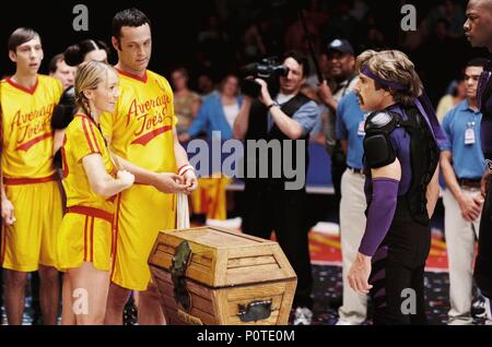 Titre original : DODGEBALL : A TRUE UNDERDOG STORY. Titre en anglais : DODGEBALL : A TRUE UNDERDOG STORY. Directeur de film : RAWSON MARSHALL THURBER. Année : 2004. Stars : Ben Stiller, CHRISTINE TAYLOR, Vince Vaughn ; Joel David Moore. Crédit : 20TH CENTURY FOX / BENNETT, TRACY / Album Banque D'Images