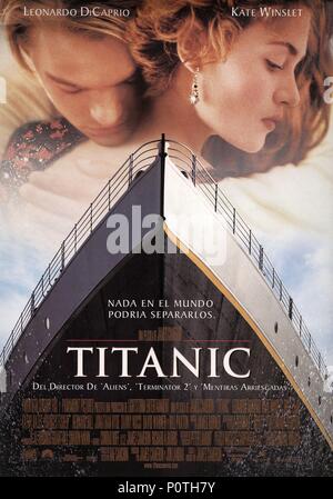 Film Original Titre : TITANIC. Titre en anglais : TITANIC. Directeur de film : JAMES CAMERON. Année : 1997. Credit : PARAMOUNT/20TH CENTURY FOX / Album Banque D'Images