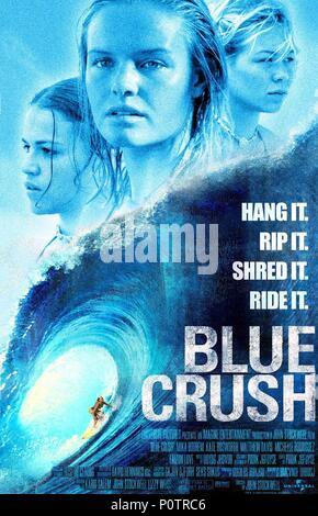 Titre original : BLUE CRUSH. Titre en anglais : BLUE CRUSH. Film Réalisateur : John Stockwell. Année : 2002. Credit : Universal Studios / Album Banque D'Images