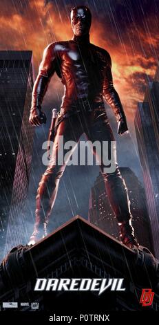 Titre original : DAREDEVIL. Titre en anglais : DAREDEVIL. Directeur de film : MARK STEVEN JOHNSON. Année : 2003. Credit : TM/20 th CENTURY FOX/REGENCY ENTERPRISES / Album Banque D'Images
