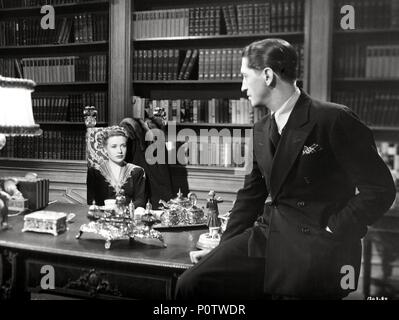 Titre original : SABOTEUR. Titre en anglais : SABOTEUR. Film Réalisateur : Alfred Hitchcock. Année : 1942. Stars : PRISCILLA LANE. Credit : UNIVERSAL PICTURES / Album Banque D'Images