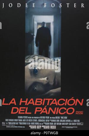 Titre original : PANIC ROOM. Titre en anglais : PANIC ROOM. Directeur du film : David Fincher. Année : 2002. Credit : Columbia Pictures / Album Banque D'Images