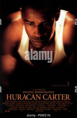 Titre original : L'ouragan. Titre en anglais : L'ouragan. Film Réalisateur : Norman JEWISON. Année : 1999. Credit : UNIVERSAL PICTURES / Album Banque D'Images