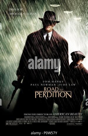 Titre original : ROAD TO PERDITION. Titre en anglais : ROAD TO PERDITION. Directeur du film : Sam Mendes. Année : 2002. Credit : DREAMWORKS PICTURES/Twentieth Century Fox / DUHAMEL, François / Album Banque D'Images