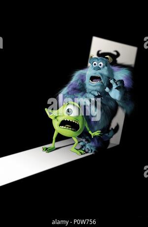 Titre original : Monsters, Inc.. Titre en anglais : Monsters, Inc.. Directeur de film : PETE DOCTER, David Silverman, Lee Unkrich. Année : 2001. Credit : WALT DISNEY PICTURES / Album Banque D'Images