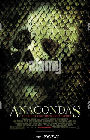 Titre original : ANACONDAS : LA CHASSE À L'orchidée de sang. Titre en anglais : ANACONDAS : LA CHASSE À L'orchidée de sang. Directeur de film : DWIGHT H. LITTLE. Année : 2004. Credit : Columbia Pictures / Album Banque D'Images