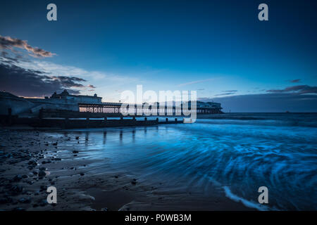 Fin de journée à jetée de Cromer Banque D'Images