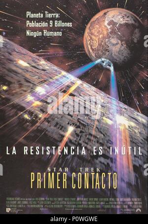 Titre original : STAR TREK : FIRST CONTACT. Titre en anglais : STAR TREK : FIRST CONTACT. Directeur de film : Jonathan Frakes. Année : 1996. Credit : PARAMOUNT PICTURES / Album Banque D'Images