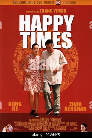 Titre original : NOTRE 236 South. Titre en anglais : moments heureux. ZHANG YIMOU : Directeur du film. Année : 2000. Credit : GUANGXI STUDIO CINÉMA/ZHUHAI ZHENRONG CO. / Album Banque D'Images