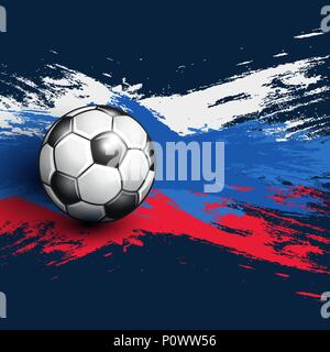 Championnat de soccer 2018 abstract origines. Illustration de Vecteur