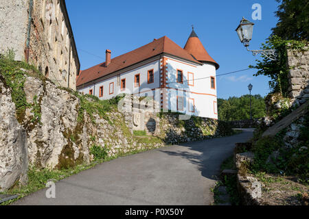 Château en ville medival Ozalj Ozalj, Croatie première mention d'elle date de 1244 Banque D'Images