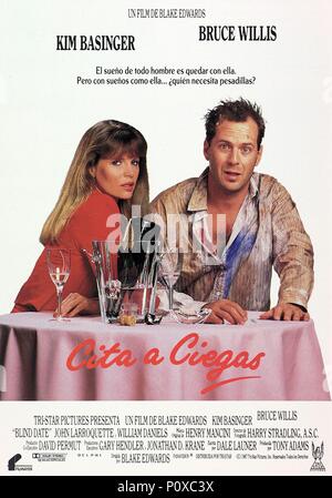 Film Original Titre : BLIND DATE. Titre en anglais : BLIND DATE. Directeur de film : Blake Edwards. Année : 1987. Credit : TRI STAR PHOTOS / Album Banque D'Images