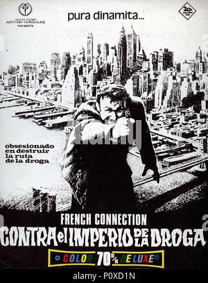 Titre original : THE FRENCH CONNECTION. Titre en anglais : THE FRENCH CONNECTION. Film Réalisateur : William FRIEDKIN. Année : 1971. Crédit : 20TH CENTURY FOX / Album Banque D'Images