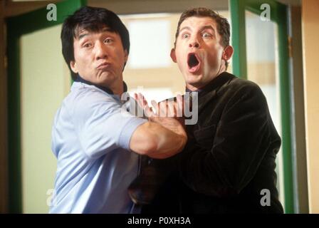 Titre original : le médaillon. Titre en anglais : le médaillon. Directeur de film : GORDON CHAN. Année : 2003. Stars : LEE EVANS ; JACKIE CHAN. Credit : TRI STAR PHOTOS / Album Banque D'Images