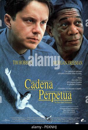 Titre original : The Shawshank Redemption. Titre en anglais : The Shawshank Redemption. Film Réalisateur : Frank Darabont. Année : 1994. Credit : Castle Rock Entertainment / Album Banque D'Images