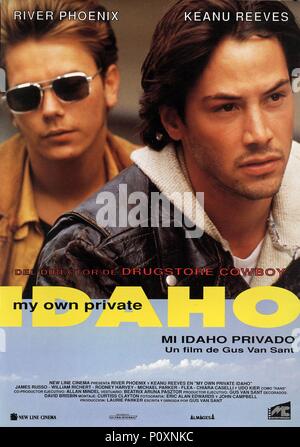 Titre original : my own private IDAHO. Titre en anglais : my own private IDAHO. Film Réalisateur : Gus Van Sant. Année : 1991. Credit : New Line Cinema / Album Banque D'Images