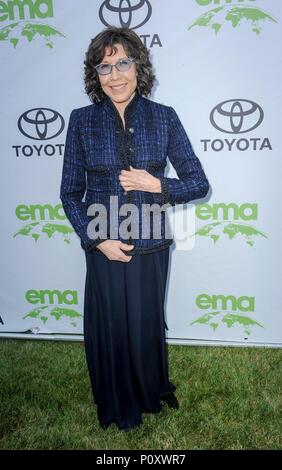 Los Angeles, CA, USA. 9 juin, 2018. Lily Tomlin aux arrivées de 1st Annual Environmental Media Association (EMA) Gala-bénéfice spécialisé, résidence privée, Los Angeles, CA, le 9 juin 2018. Credit : Elizabeth Goodenough/Everett Collection/Alamy Live News Banque D'Images