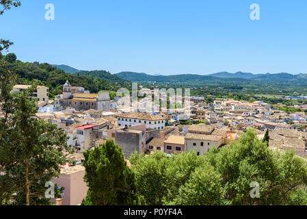 Capdepera - village historique dans le paysage magnifique de Majorque, Espagne Banque D'Images