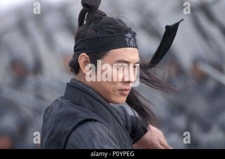 Titre original : YING XIONG. Titre en anglais : ANN. ZHANG YIMOU : Directeur du film. Année : 2002. Stars : JET LI. Credit : MIRAMAX FILMS / Album Banque D'Images