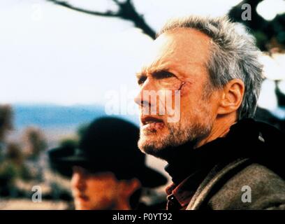 Titre original : UNFORGIVEN. Titre en anglais : UNFORGIVEN. Film Réalisateur : CLINT EASTWOOD. Année : 1992. Stars : CLINT EASTWOOD. Credit : Warner Brothers / Album Banque D'Images