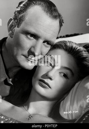 Titre original : GOLDEN salamandre. Titre en anglais : la salamandre d'or. RONALD NEAME Réalisateur :. Année : 1950. Stars : TREVOR HOWARD ; ANOUK AIMEE. Credit : RANG / Album Banque D'Images