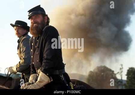 Titre original : Gods and Generals. Titre en anglais : les dieux et les généraux. Directeur de film : RONALD F MAXWELL. Année : 2003. Stars : STEPHEN LANG ; SEAN PRATT. Credit : WARNER BROS. / REDIN, VAN / Album Banque D'Images