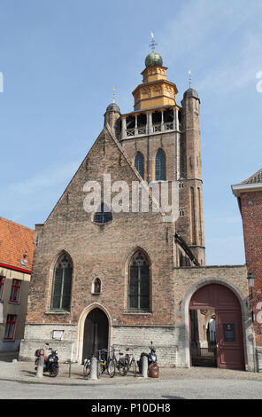 Chapelle de Jérusalem, Bruges, région flamande de Belgique. Banque D'Images