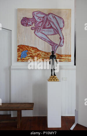 Expo d'Art Contemporain Banque D'Images