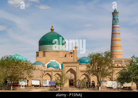 Mausolée Pakhlavan Mahmud, Khiva, Ouzbékistan Banque D'Images