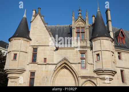 Hôtel de sens (Bibliothèque Forney), Paris, France. Banque D'Images