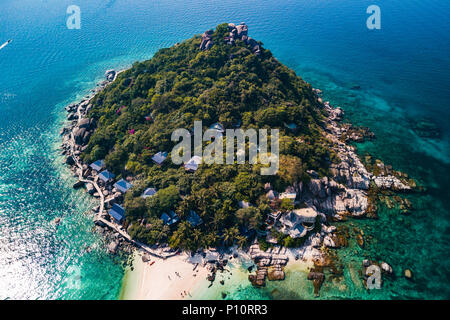 Koh NangYuan Island au large de Koh Tao, Thaïlande Banque D'Images