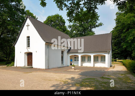 D-Marnes, Ruhr, en Westphalie, Rhénanie-Palatinat, NRW, D-Marl-Brassert Friedenshaus, Europaeisches, Maison Européenne de la paix, de l'ancien vieux cimetière chapelle, centre communautaire pour les expositions, congrès, séminaires, concerts, fêtes de famille, réunions Banque D'Images