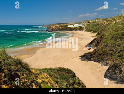 Le Portugal, l'Alentejo, Almograve beach Banque D'Images