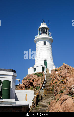 Belle La Corbière Lighthouse à St Brelade - Jersey, Channel Islands Banque D'Images