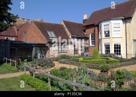 Tudor House and Garden Banque D'Images