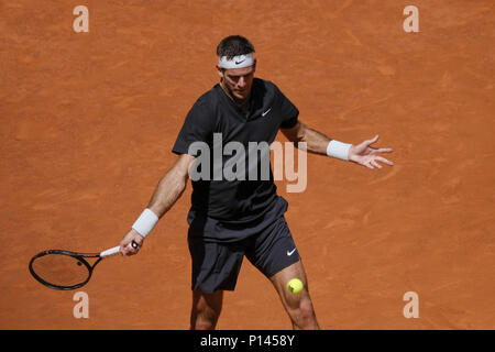 Juan Martin Del Potro v Dusan Lajovic - Mutua Madrid Open Tennis Tournament - Jour 6 avec : Juan Martin Del Potro Où : Madrid, Espagne Quand : 10 mai 2018 Credit : Oscar Gonzalez/WENN.com Banque D'Images