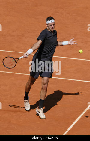 Juan Martin Del Potro v Dusan Lajovic - Mutua Madrid Open Tennis Tournament - Jour 6 avec : Juan Martin Del Potro Où : Madrid, Espagne Quand : 10 mai 2018 Credit : Oscar Gonzalez/WENN.com Banque D'Images