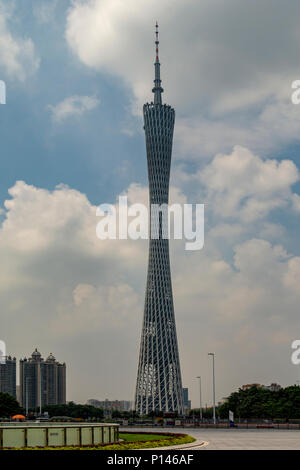 Canton Tower, Guangzhou, Chine Banque D'Images