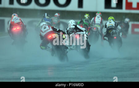 Deuxième course du Championnat du Monde Superbike (Superstock1000) à Brno, République tchèque, Juin 10, 2018. (CTK Photo/Lubos Pavlicek) Banque D'Images