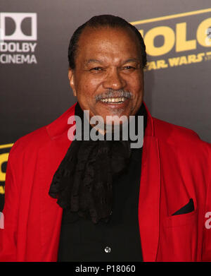 Assister à des célébrités Première de Disney Pictures et Lucasfilm's 'Solo : Une histoire de la guerre des étoiles' - Arrivées avec : Billy Dee Williams Où : Los Angeles, California, United States Quand : 10 mai 2018 Credit : Brian à/WENN.com Banque D'Images