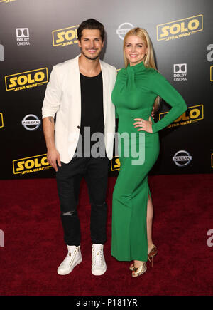 Assister à des célébrités Première de Disney Pictures et Lucasfilm's 'Solo : Une histoire de la guerre des étoiles' - Avec des arrivées : où : Los Angeles, California, United States Quand : 10 mai 2018 Credit : Brian à/WENN.com Banque D'Images