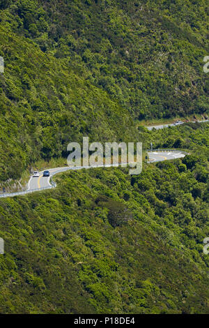 Rimutaka Hill Road, près de Wellington, Île du Nord, Nouvelle-Zélande Banque D'Images