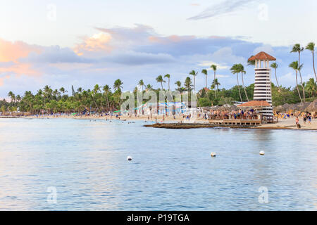 Vacances en République Dominicaine Banque D'Images