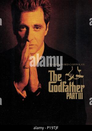 Titre original : The Godfather PART III. Titre en anglais : THE GODFATHER PART III. Film Réalisateur : Francis Ford Coppola. Année : 1990. Credit : PARAMOUNT PICTURES / Album Banque D'Images