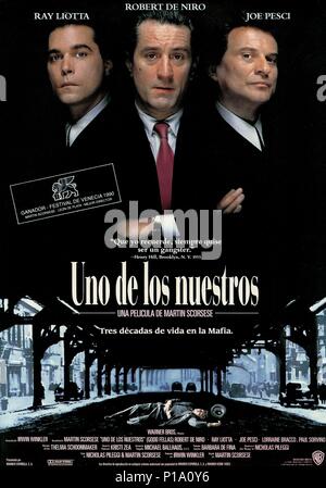 Titre original : les affranchis. Titre en anglais : les affranchis. Directeur : MARTIN SCORSESE Film. Année : 1990. Credit : WARNER BROS. / Album Banque D'Images